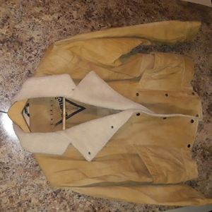 Leather coat